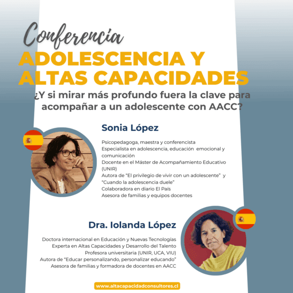 Adolescencia y Altas Capacidades | Inscripciones Abiertas